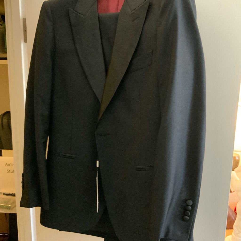 Suitsupply Black Tuxedo 40s Suit
